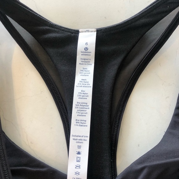 LULULEMON TWIST AROUND TANK BLACK SIZE 6 (AU 10) - Picture 8 of 10